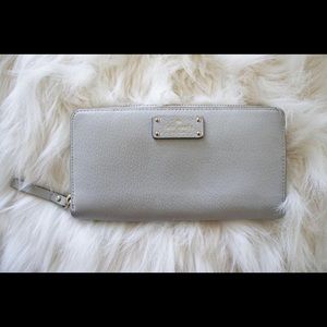 Kate Spade light gray wallet